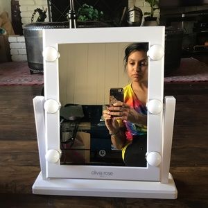 Vanity mirror with lights